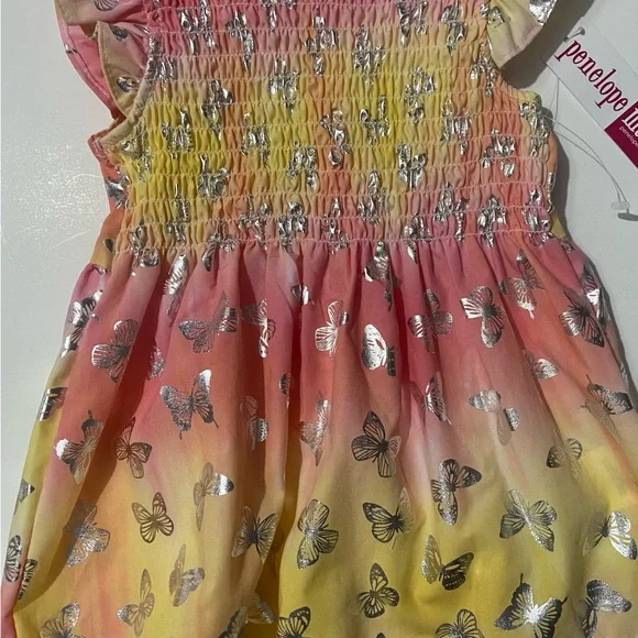 New Penelope Mack Butterfly 2 piece set for girls size 5 - Picture 2 of 5